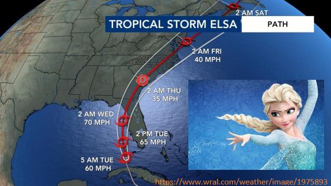 tropical storm Elsa